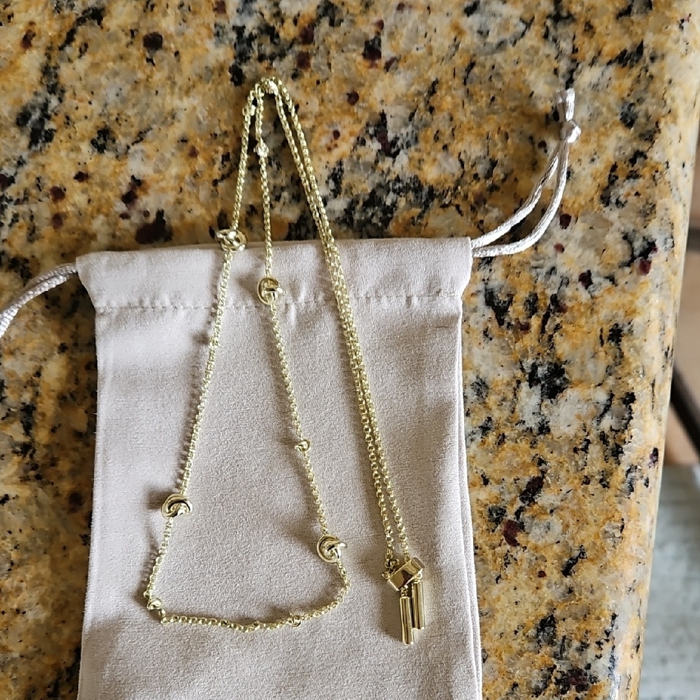 Kendra Scott Gold Logo Pouch